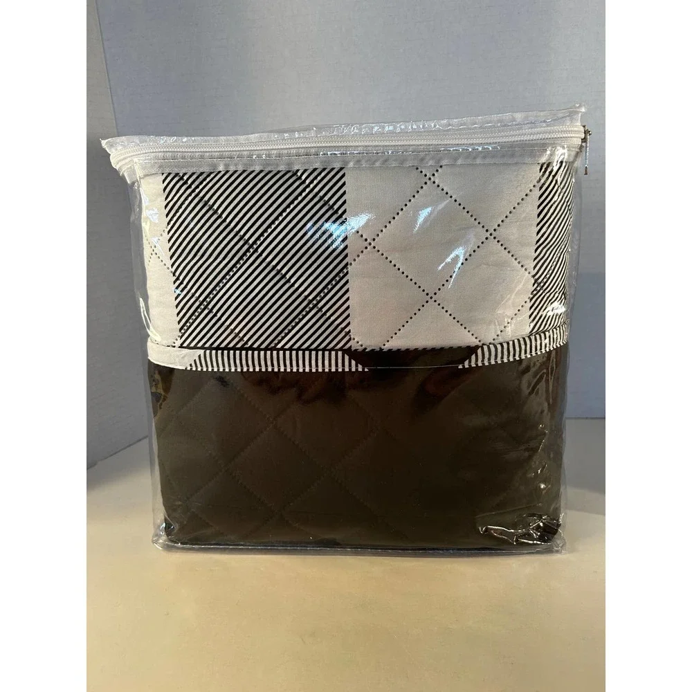 Longaberger Black & White Reversible Loveseat Furniture Protector 75